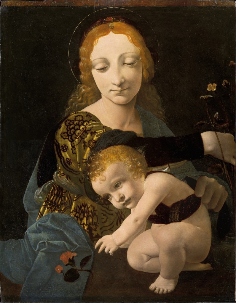 Giovanni Antonio Boltraffio, Madonna con il Bambino, 1495 circa, Milano, Museo Poldi Pezzoli.