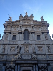 Facciata di Santa Maria presso San Celso. Foto Federico Maria Giani