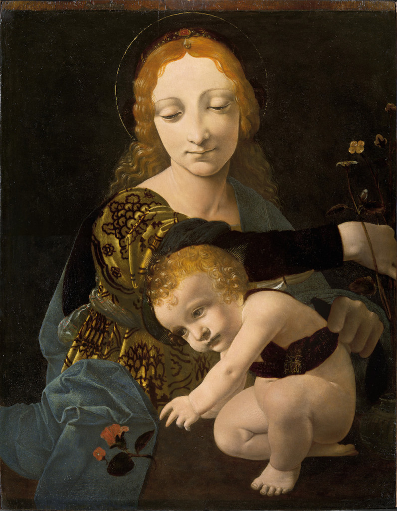 Giovanni Antonio Boltraffio Milano 1467 – 1516 Madonna con il Bambino (“Madonna della Rosa”), c. 1485-1487 © Museo Poldi Pezzoli