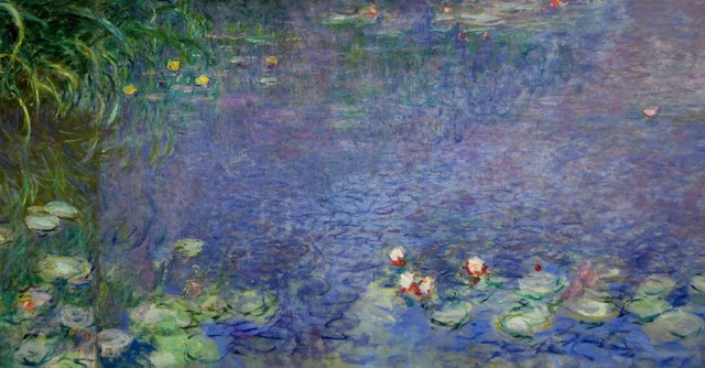 Claude-Monet-Ninfee-1914-1918-Mattino-particolare-Musée-de-lOrangerie-Paris